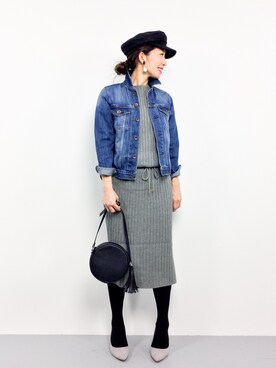 RINAさん（レディース・160cm）の冬コーディネート