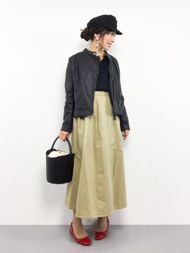 RINAさん(レディース・160cm)の冬コーディネート