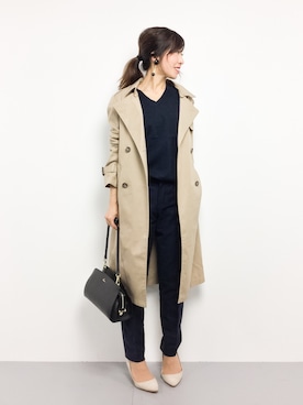 RINAさん(レディース・160cm)の冬コーディネート