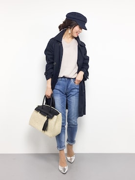 RINAさん（レディース・160cm）の冬コーディネート