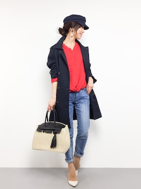 RINAさん（レディース・160cm）の冬コーディネート