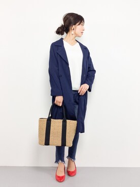 RINAさん(レディース・160cm)の春コーディネート