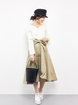 RINAさん(レディース・160cm)の春コーディネート