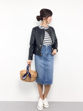 RINAさん（レディース・160cm）の春コーディネート