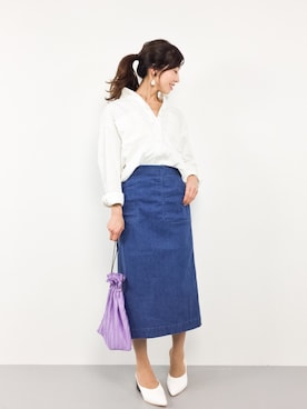 RINAさん(レディース・160cm)の春コーディネート