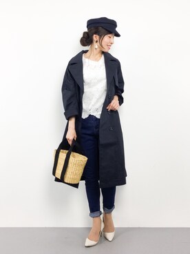 RINAさん（レディース・160cm）の春コーディネート