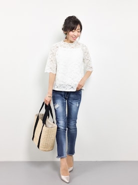 RINAさん（レディース・160cm）の春コーディネート