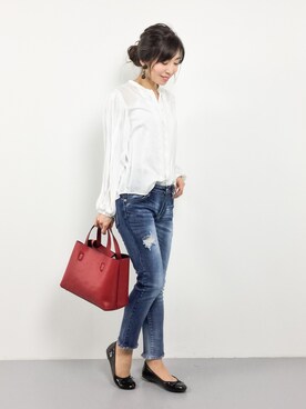 RINAさん（レディース・160cm）の春コーディネート