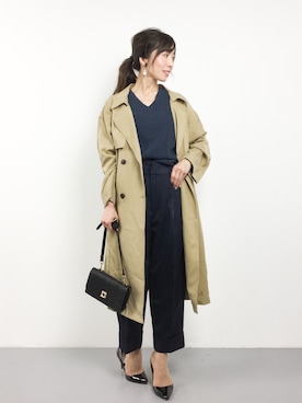 RINAさん（レディース・160cm）の春コーディネート