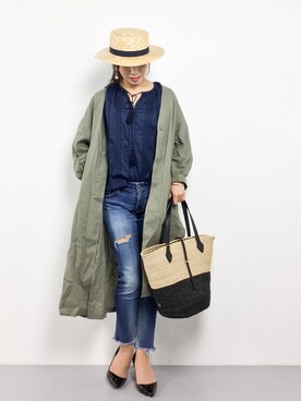 RINAさん（レディース・160cm）の春コーディネート