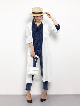 RINAさん（レディース・160cm）の春コーディネート