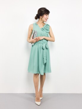 「Luxe brille（リュクスブリエ）のアイテム」を使った、RINAさん（レディース・160cm）の春コーディネート