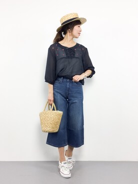 RINAさん(レディース・160cm)の春コーディネート