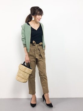 RINAさん（レディース・160cm）の春コーディネート