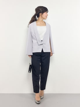 「31 Sons de mode（トランテアン　ソン　ドゥ　モード）のアイテム（その他アウター）」を使った、RINAさん（レディース・160cm）の春コーディネート