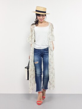 RINAさん（レディース・160cm）の春コーディネート