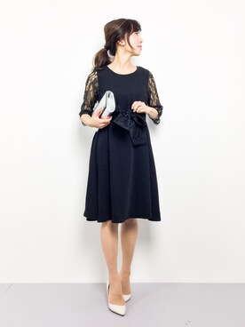 「Luxe brille（リュクスブリエ）のアイテム」を使った、RINAさん（レディース・160cm）の春コーディネート