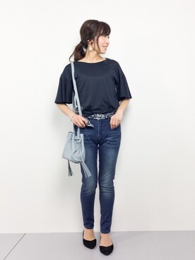 RINAさん(レディース・160cm)の春コーディネート