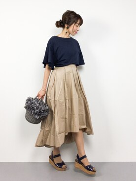 RINAさん（レディース・160cm）の春コーディネート