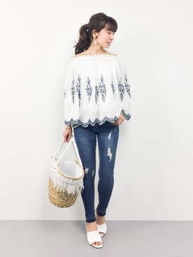 RINAさん（レディース・160cm）の春コーディネート