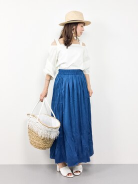 RINAさん（レディース・160cm）の春コーディネート