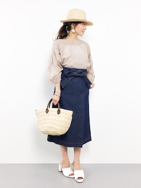 RINAさん（レディース・160cm）の夏コーディネート