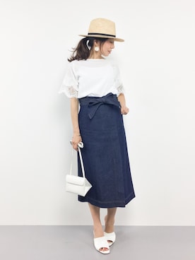 RINAさん(レディース・160cm)の夏コーディネート