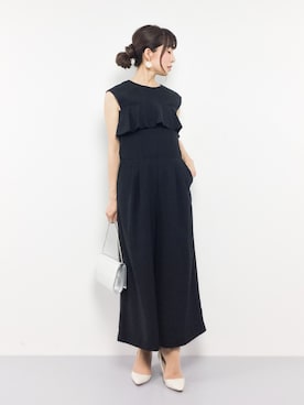 「パーティー」｜「アイテム（サロペット/オーバーオール）」を使った、RINAさん（レディース・160cm）の夏コーディネート
