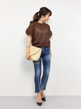 RINAさん（レディース・160cm）の夏コーディネート