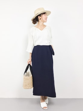 RINAさん(レディース・160cm)の夏コーディネート