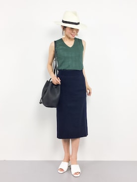 RINAさん（レディース・160cm）の夏コーディネート