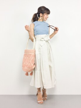 RINAさん(レディース・160cm)の夏コーディネート