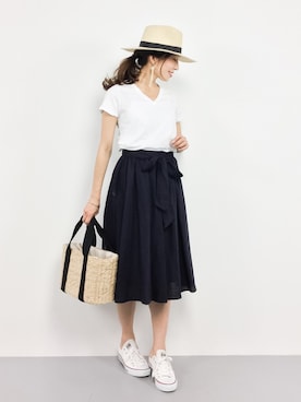 RINAさん(レディース・160cm)の夏コーディネート