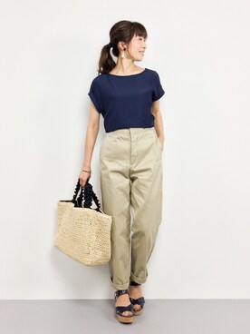 RINAさん(レディース・160cm)の夏コーディネート