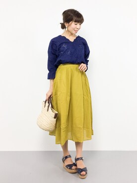 RINAさん（レディース・160cm）の夏コーディネート