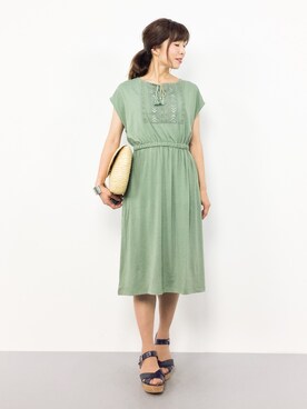 RINAさん（レディース・160cm）の夏コーディネート