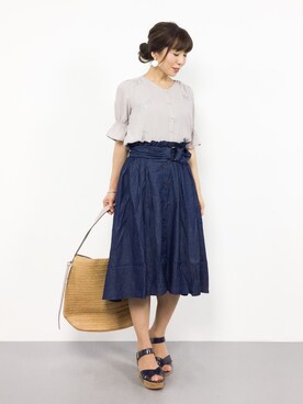 RINAさん（レディース・160cm）の夏コーディネート