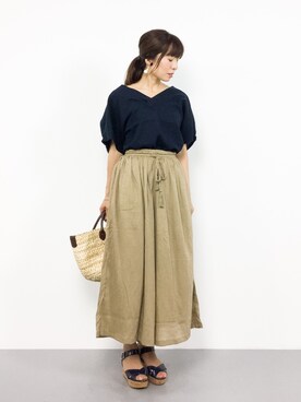 RINAさん(レディース・160cm)の夏コーディネート