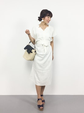 RINAさん（レディース・160cm）の夏コーディネート