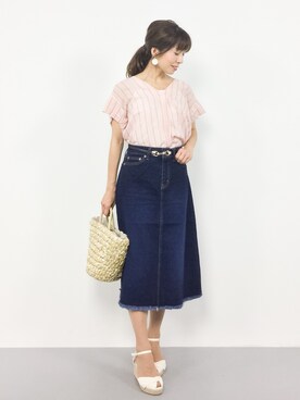 RINAさん（レディース・160cm）の夏コーディネート