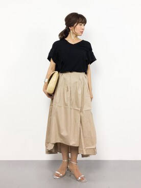 RINAさん（レディース・160cm）の夏コーディネート