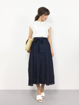 RINAさん(レディース・160cm)の夏コーディネート