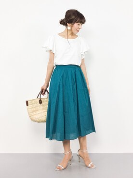 RINAさん(レディース・160cm)の夏コーディネート