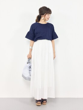 RINAさん（レディース・160cm）の夏コーディネート