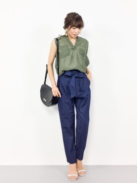 RINAさん(レディース・160cm)の夏コーディネート