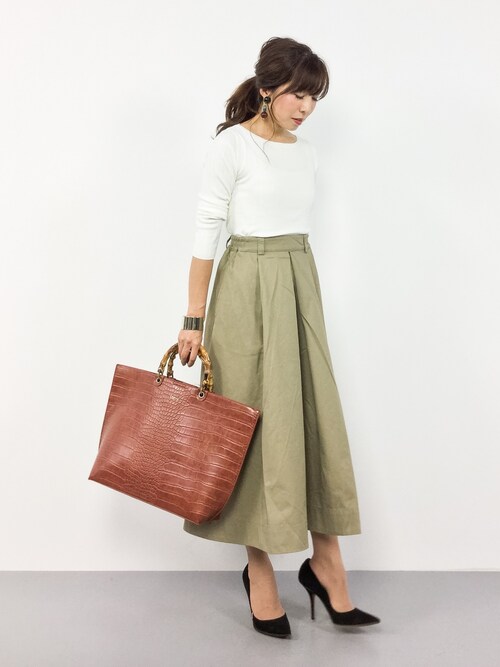 Rina Zozotown Ungridのトートバッグを使ったコーディネート Wear