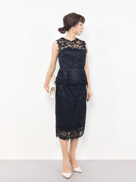 「Luxe brille（リュクスブリエ）のアイテム」を使った、RINAさん（レディース・160cm）の夏コーディネート