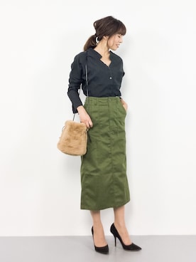 RINAさん(レディース・160cm)の秋コーディネート