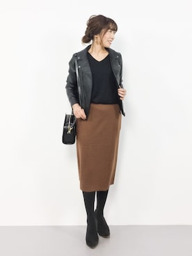 RINAさん（レディース・160cm）の秋コーディネート