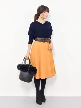 RINAさん(レディース・160cm)の秋コーディネート